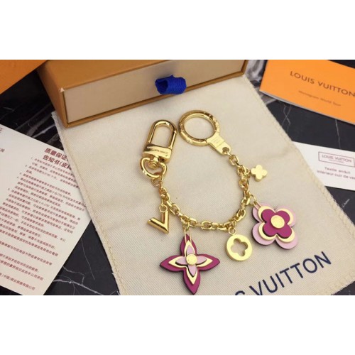 Louis Vuitton M67288 Blooming Flowers Bag Charm and Key Holder Louis Vuitton M67288 Blooming Flowers Bag Charm and Key Holder