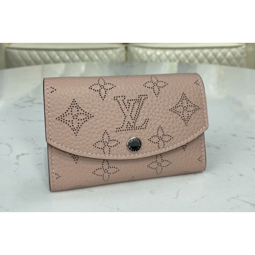 Louis Vuitton M62541 iris compact wallet in Magnolia Mahina leather