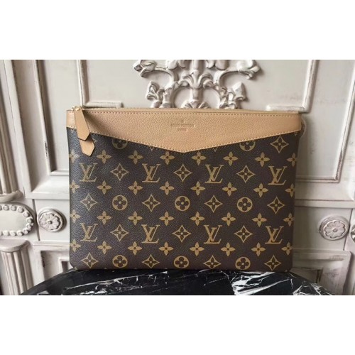 Louis Vuitton M64591 Daily Pouch Bags in Monogram Canvas With Sesame