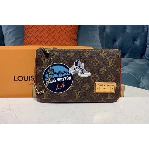 Louis Vuitton M67561 Pochette Double Zip Bags Monogram canvas