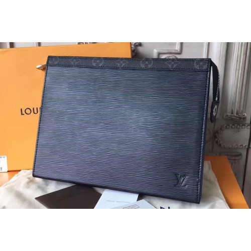 Louis Vuitton M67736 Pochette Voyage MM in Black Epi Leather