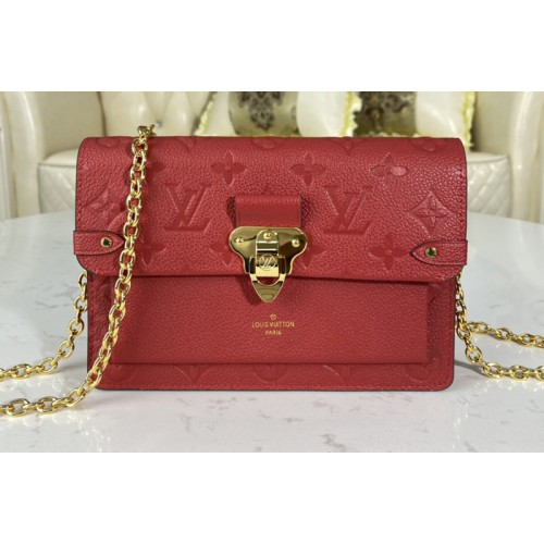 Louis Vuitton M67841 Vavin Chain Wallet on Red Monogram Empreinte leather