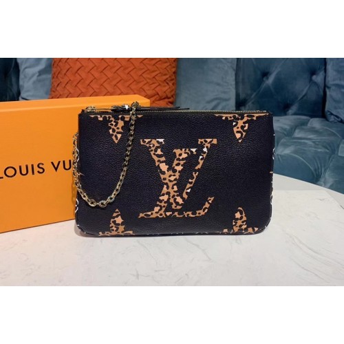 Louis Vuitton M67874 Pochette Double Zip Bags Monogram and Monogram Giant canvas