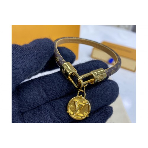 Louis Vuitton M6788F Palm Springs bracelet in Monogram canvas