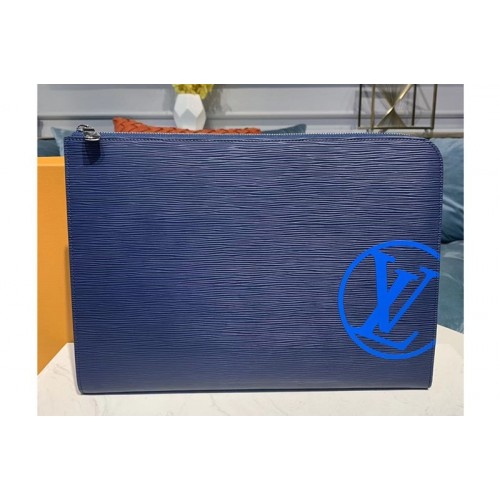 Louis Vuitton M68199 Pochette Jour GM Bags Blue Epi leather