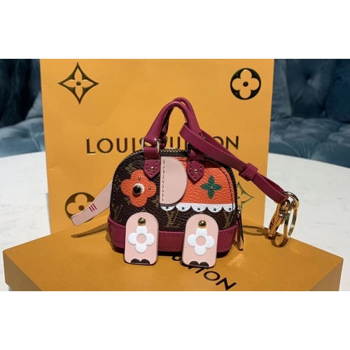 Louis Vuitton M68454 Wild Puppet Alma Elephant bag charm and key holder Multicolored Monogram canvas