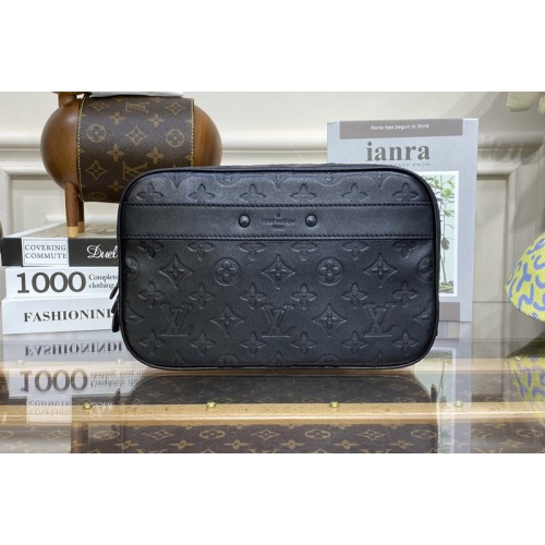 Louis Vuitton M68589 Toiletry Pouch GM Bag in Monogram Shadow leather