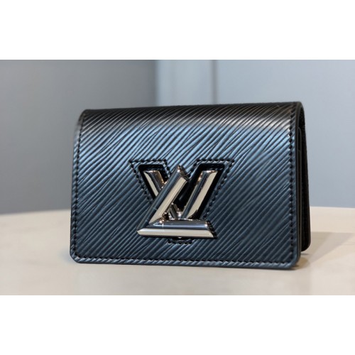 Louis Vuitton M68682 Twist Multicartes Wallet in Black Epi leather