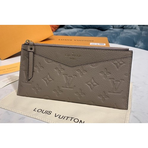 Louis Vuitton M68714 Pochette Melanie BB Bag in Beige Monogram Empreinte leather