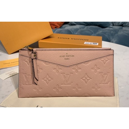Louis Vuitton M68713 Pochette Melanie BB Bag in Pink Monogram Empreinte leather