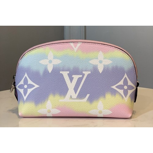 Louis Vuitton M69139 Escale Pochette Cosmetique Bag In Pink Monogram Canvas