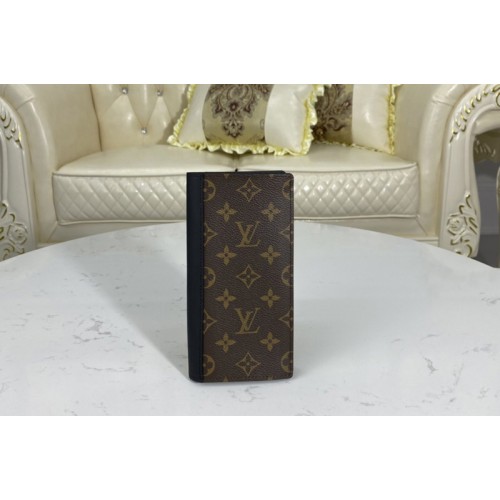 Louis Vuitton M69410 Brazza wallet in Monogram Macassar coated canvas and cowhide leather