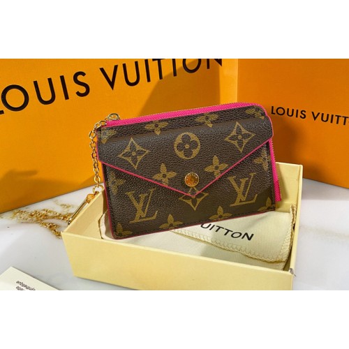 Louis Vuitton M69431 Card Holder Recto Verso in Monogram canvas with Rosy