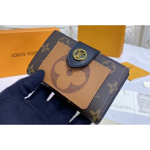 Louis Vuitton M69432 Juliette wallet in Monogram and Monogram Giant Reverse coated canvases