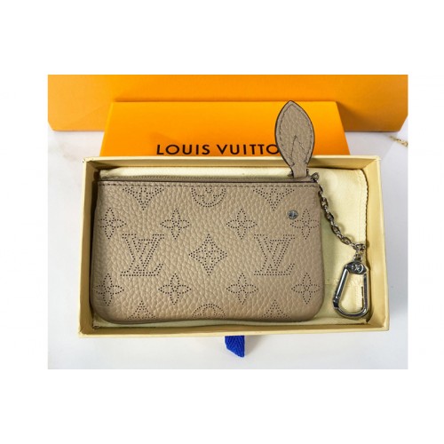 Louis Vuitton M69532 Key Pouch In Gray Mahina leather