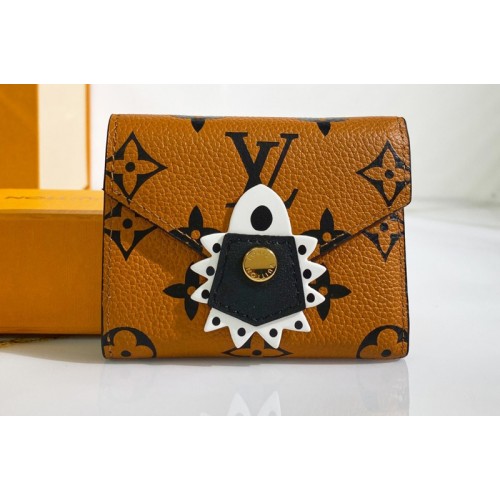 Louis Vuitton M69511 Crafty Zoe wallet in Caramel Monogram Empreinte Leather