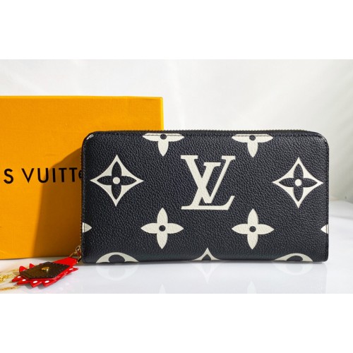 Louis Vuitton M69698 CraftyZippy wallet in Black Monogram Empreinte Leather