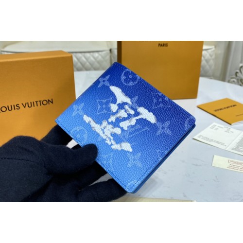 Louis Vuitton M69742 Slender wallet in Monogram Clouds coated canvas