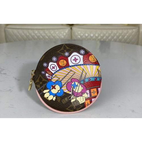Louis Vuitton M69757 Round Coin Purse in Monogram canvas