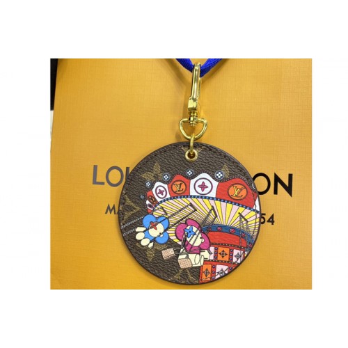 Louis Vuitton M69858 Illustre Vivienne Funfair Xmas bag charm and key holder in Monogram canvas Louis Vuitton M69858 Illustre Vivienne Funfair Xmas bag charm and key holder in Monogram canvas