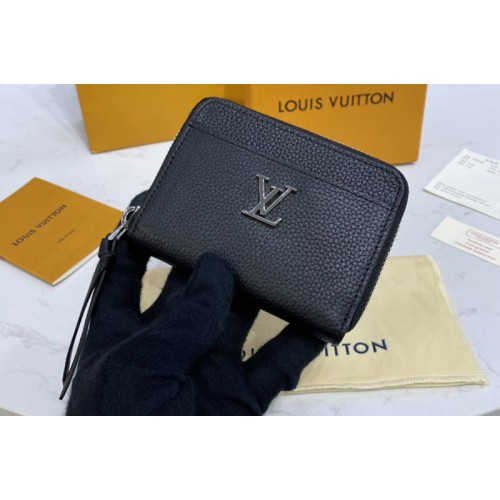 Louis Vuitton M80099 Zippy coin purse in Black Calf leather