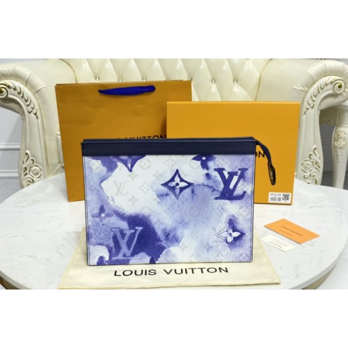 Louis Vuitton M80460 Pochette Voyage MM in Monogram Watercolor Multico coated canvas