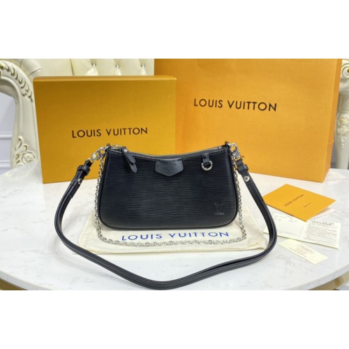 Louis Vuitton M80471 Easy Pouch on Strap in Black Epi leather