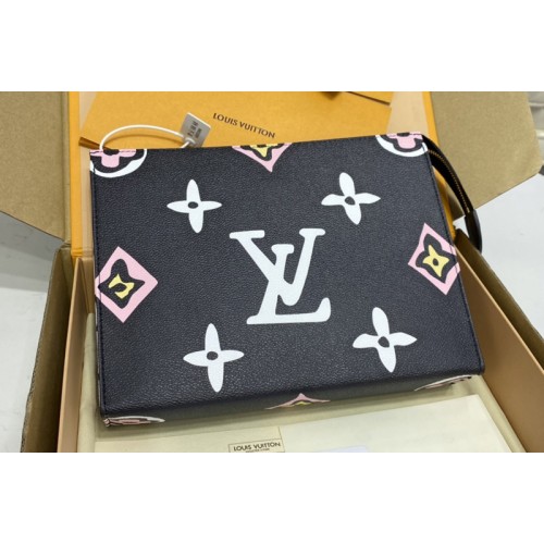 Louis Vuitton M80751 Toiletry Pouch 26 bag in Black Autres Toiles Monogram Louis Vuitton M80751 Toiletry Pouch 26 bag in Black Autres Toiles Monogram