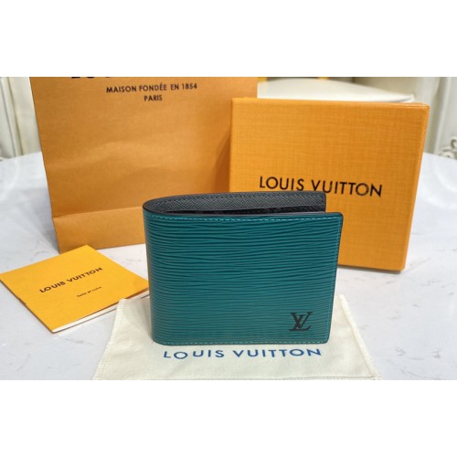 Louis Vuitton M80770 Multiple Wallet on Green Epi leather