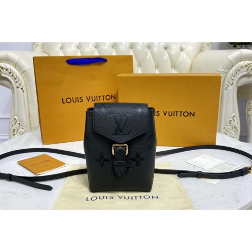 Louis Vuitton M45764 Tiny Backpack in Black Monogram Empreinte Leather