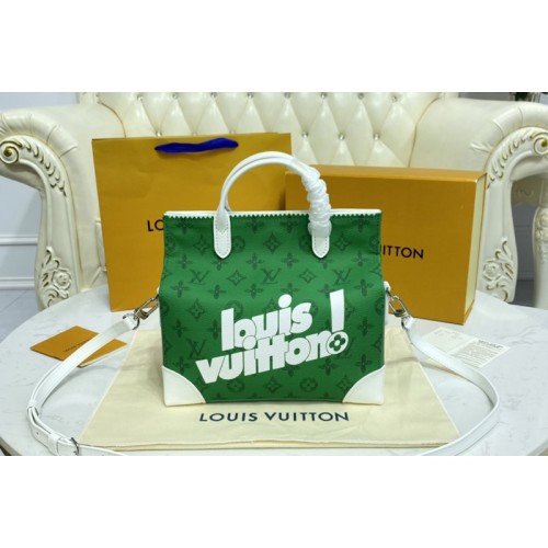 Louis Vuitton M80815 Litter Bag in Green Vintage Monogram canvas Louis Vuitton M80815 Litter Bag in Green Vintage Monogram canvas