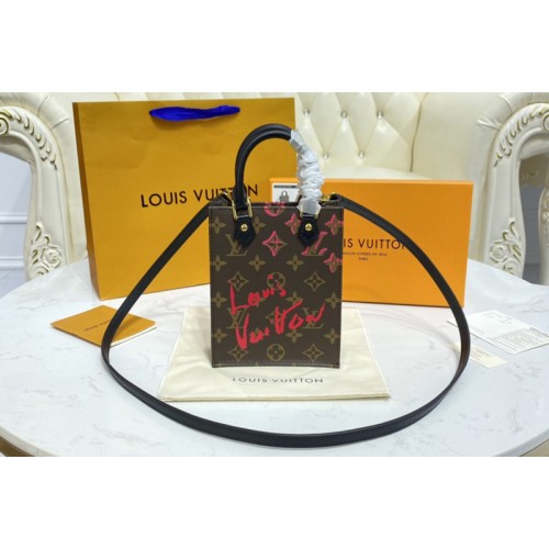 Louis Vuitton M80839 Petit Sac Plat bag in Monogram coated canvas