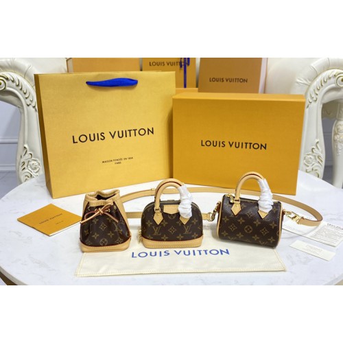 Louis Vuitton M81081 Trio Mini Icones Bag in Monogram Canvas
