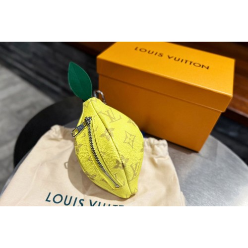 Louis Vuitton M81197 Lemon Pouch in Yellow Monogram coated canvas