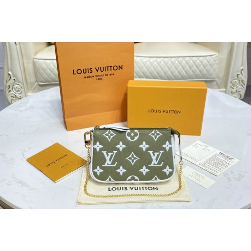 Louis Vuitton M81284 Mini Pochette Accessoires in Monogram Empreinte leather