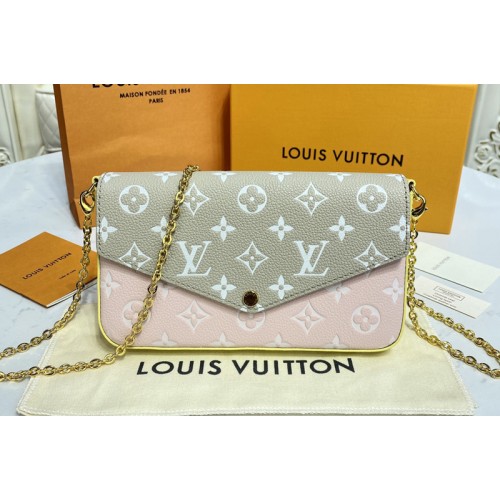 Louis Vuitton M81359 Felicie Pochette Bag on Monogram Empreinte leather