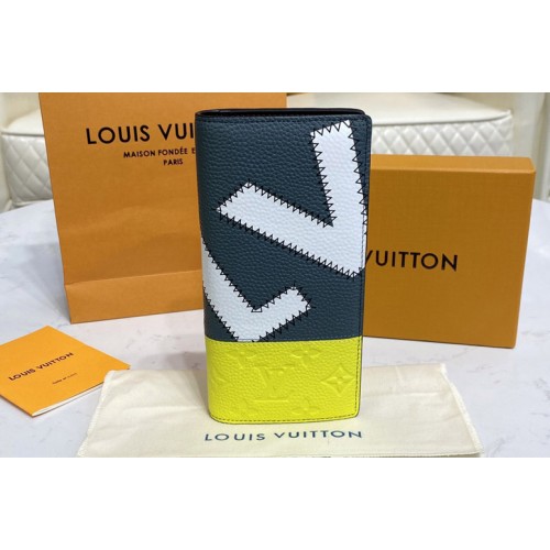 Louis Vuitton M81440 PF Brazza Wallet in Taurillon leather