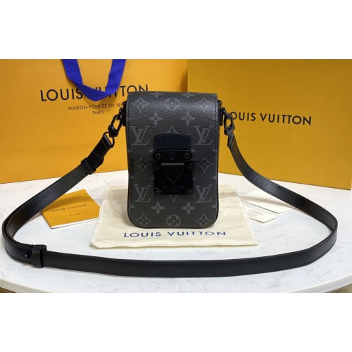 Louis Vuitton M81522 S-Lock Vertical wearable wallet in Monogram Eclipse Canvas