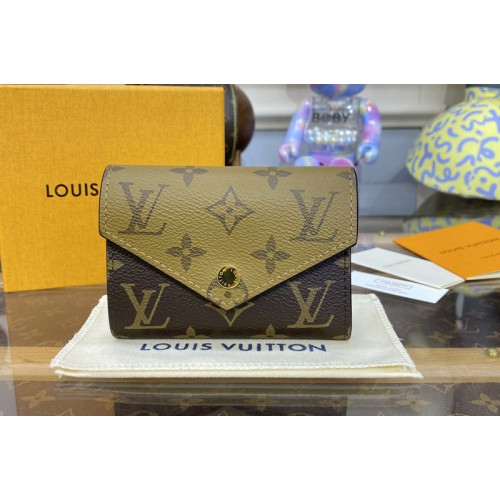 Louis Vuitton M81557 Victorine wallet in Monogram and Monogram Reverse canvas Louis Vuitton M81557 Victorine wallet in Monogram and Monogram Reverse canvas
