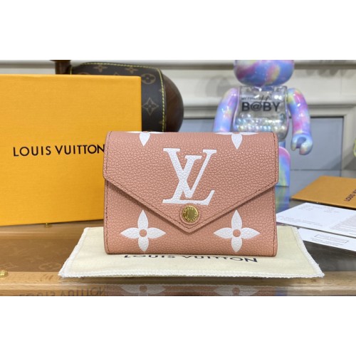 Louis Vuitton M81728 Victorine wallet in Pink Monogram Empreinte leather