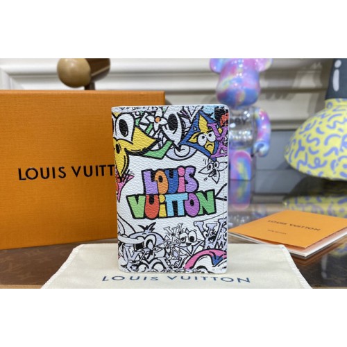 Louis Vuitton M82024 Pocket Organizer Wallet in Monogram Comics coated canvas