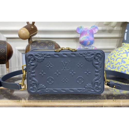 Louis Vuitton M82035 Soft Trunk Wearable Wallet in Gray Calf leather