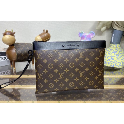 Louis Vuitton M82079 Pochette To-Go Bag in Monogram coated canvas and cowhide leather