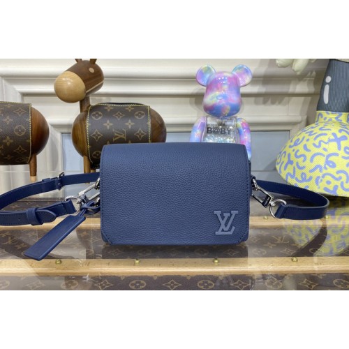 Louis Vuitton M82085 Fastline Wearable Wallet in Blue Cowhide leather