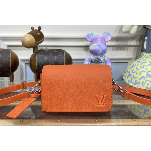 Louis Vuitton M82085 Fastline Wearable Wallet in Orange Cowhide leather