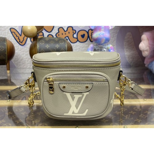 Louis Vuitton M82208 Mini Bumbag in Gray Monogram Empreinte Leather