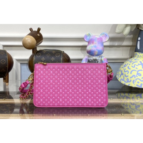 Louis Vuitton M82232 Lexington Pouch in Pink Monogram-embossed calf leather