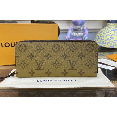 Louis Vuitton M82336 Clemence Wallet in Monogram Reverse coated canvas