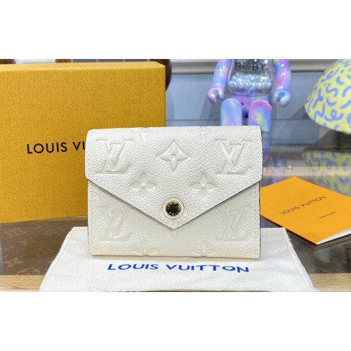 Louis Vuitton M82344 Victorine Wallet in Cream Monogram Empreinte leather