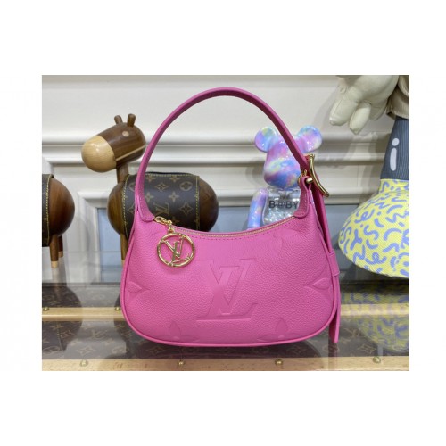 Louis Vuitton M82487 Mini Moon Bag in Lollipop Pink Monogram Empreinte leather Louis Vuitton M82487 Mini Moon Bag in Lollipop Pink Monogram Empreinte leather